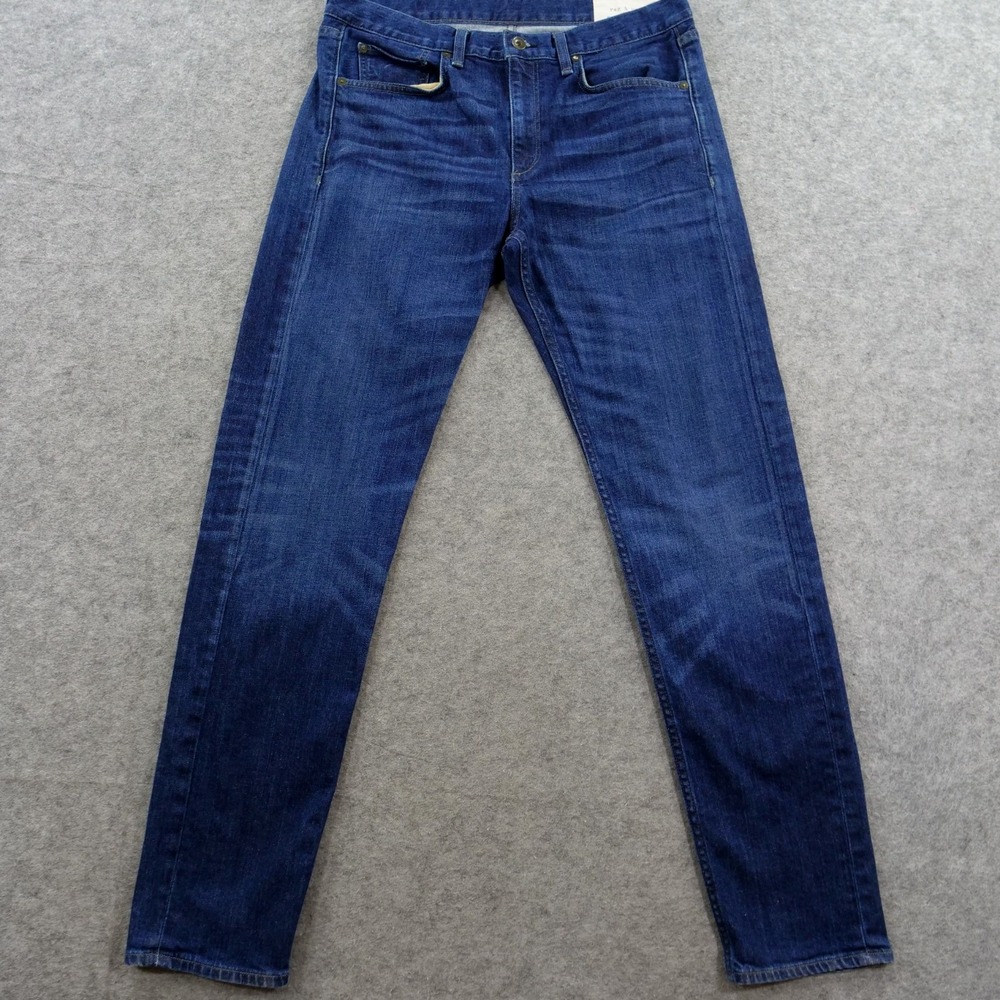 Rag & Bone Jeans Mens 33 Fit 2 Slim Blue Denim Stretch Carson Mid Rise Zip Fly